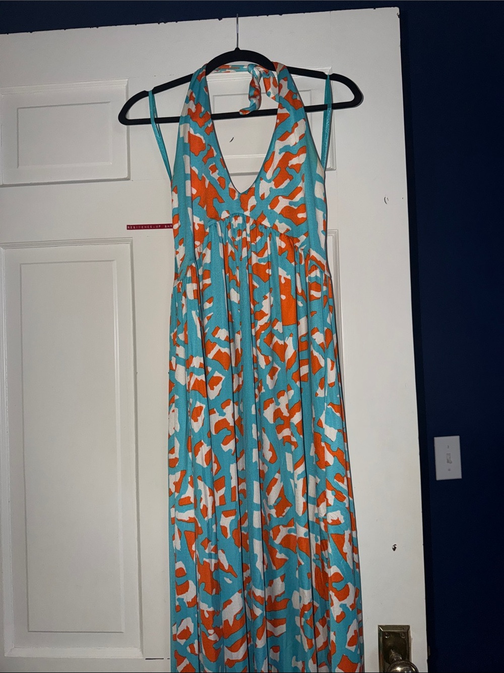 DVF halter dress